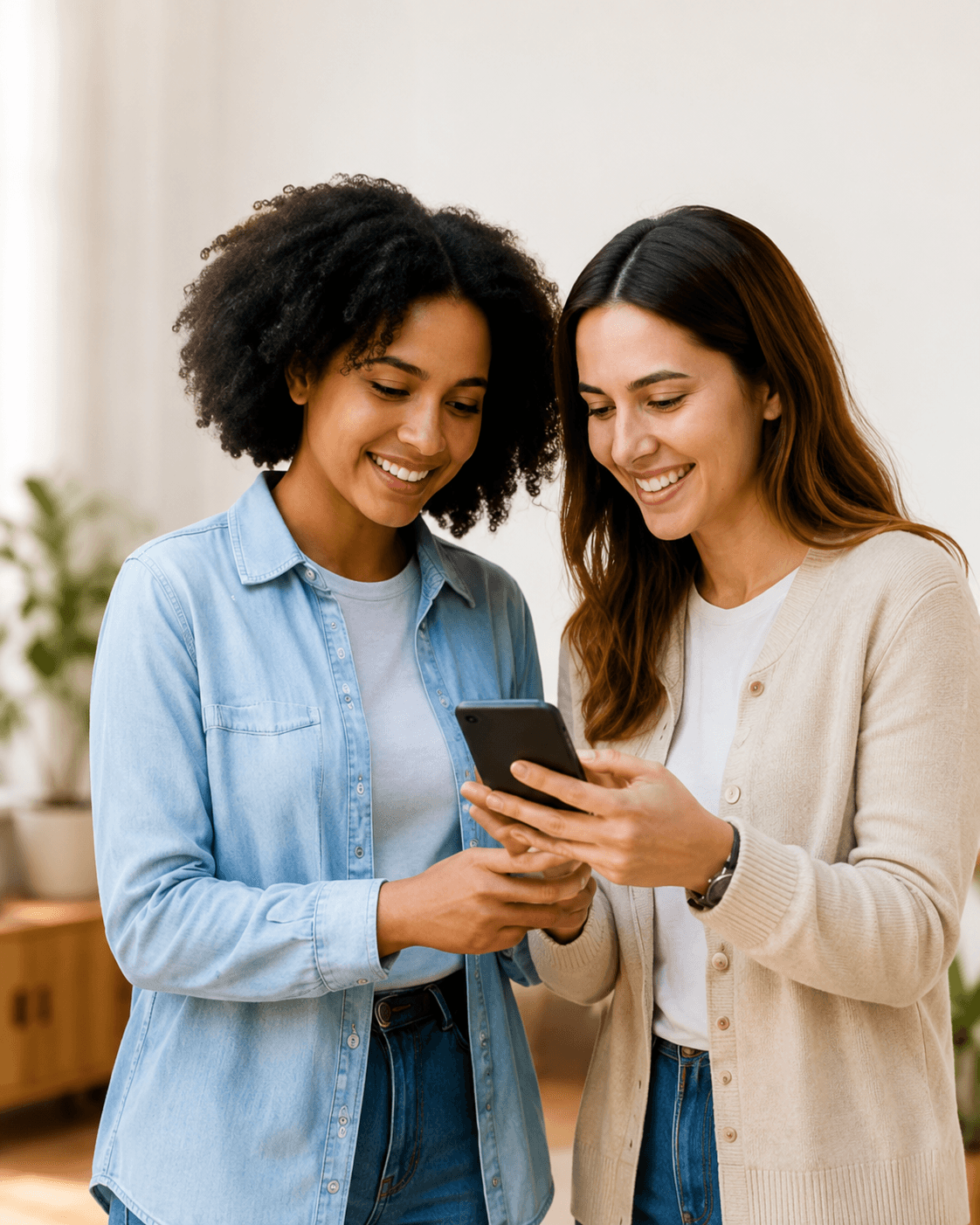 Friends connecting on Your Kindness Corner